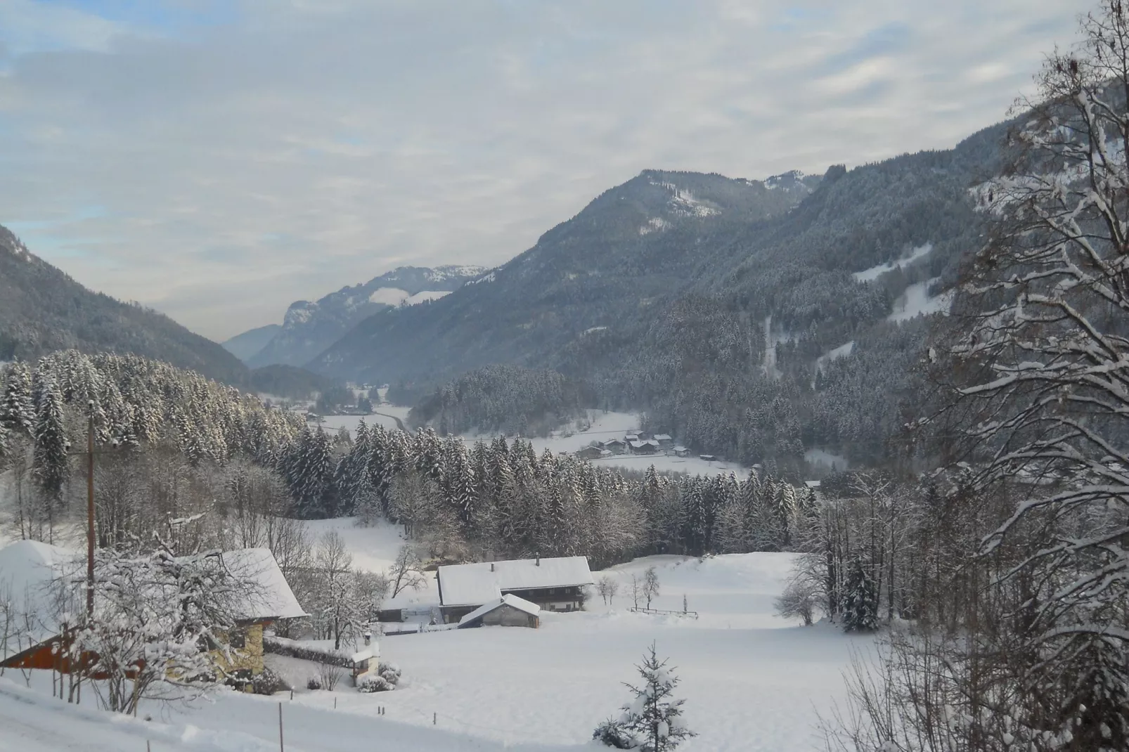 Chalet Niederndorferberg 1-Area winter 1km