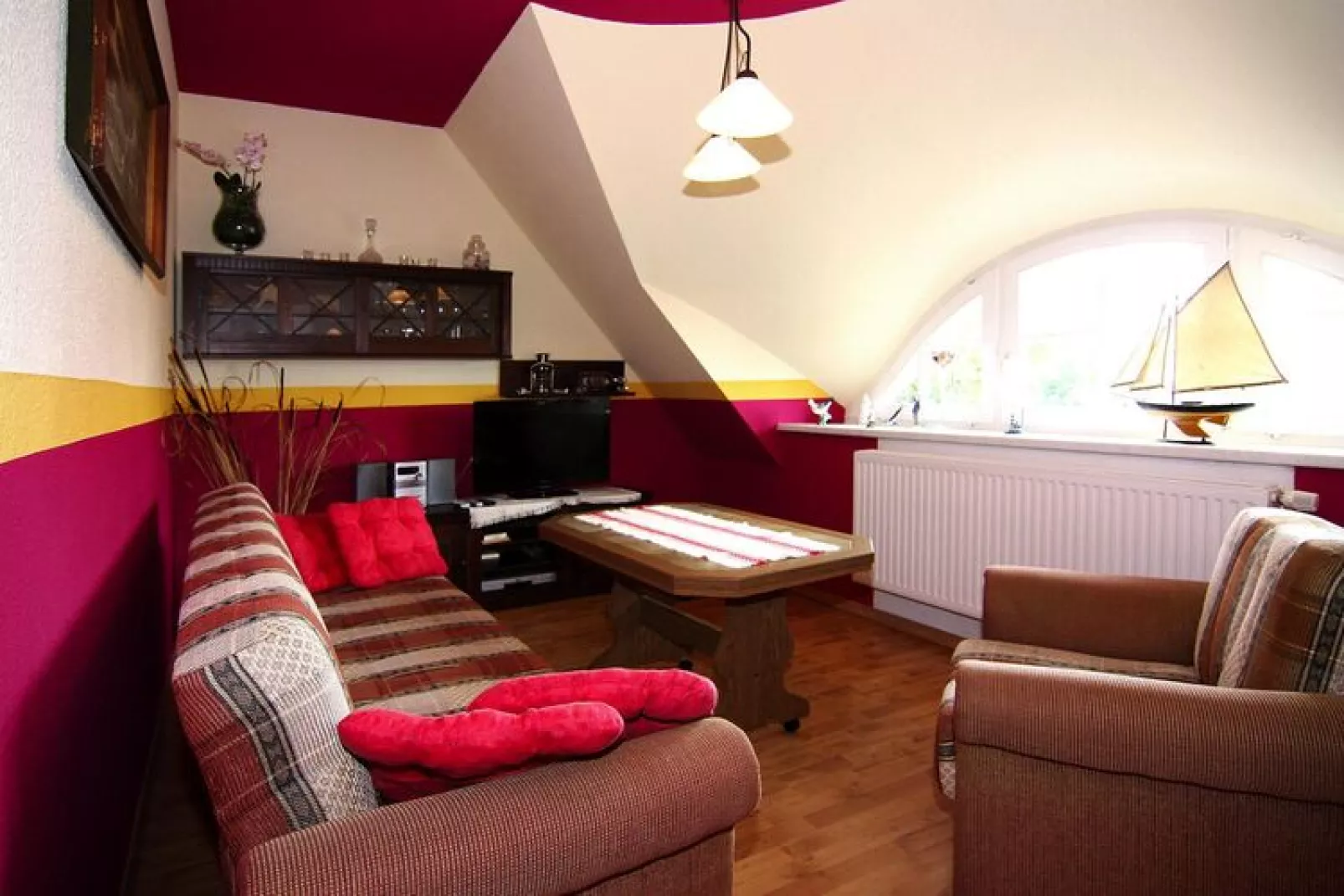 Ferienwohnung Wieck am Darß-Ferienwohnung Drews-Wohnzimmer
