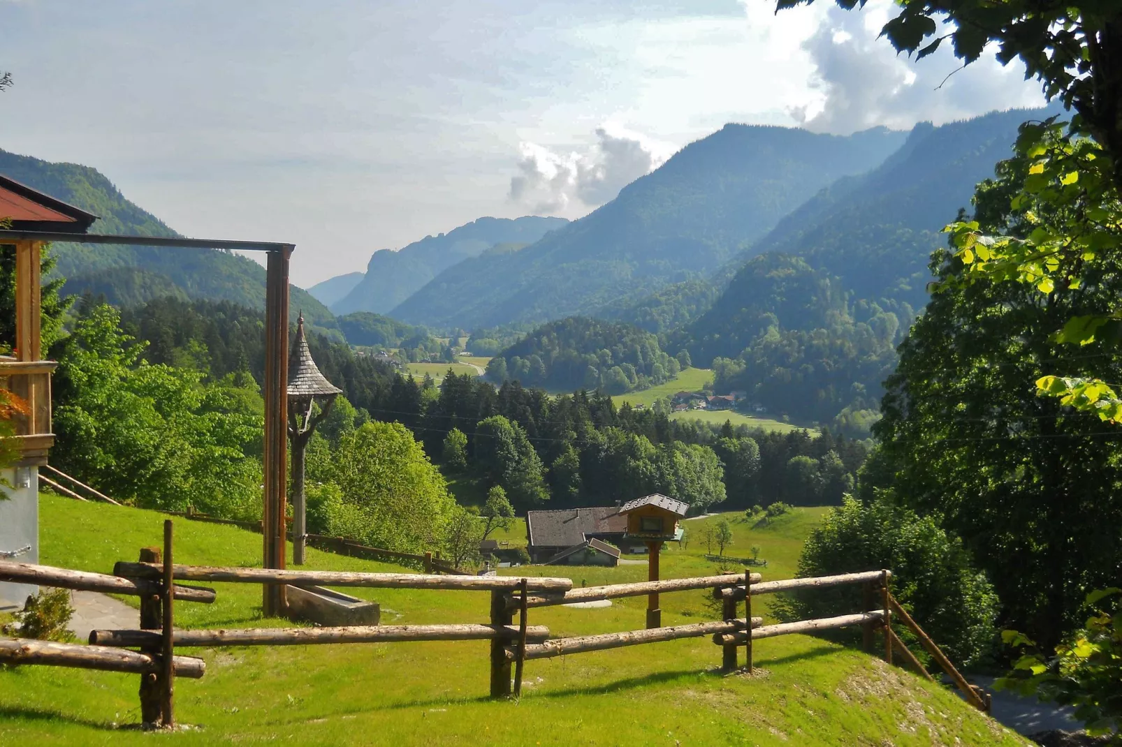 Chalet Niederndorferberg 1-View summer