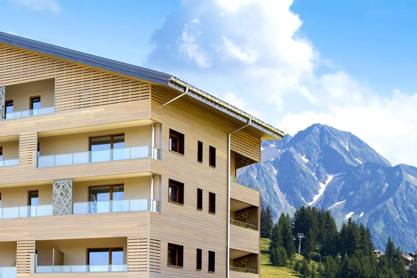 Résidence Les Chalets des Cimes 2-S4-Außenbereich Sommer