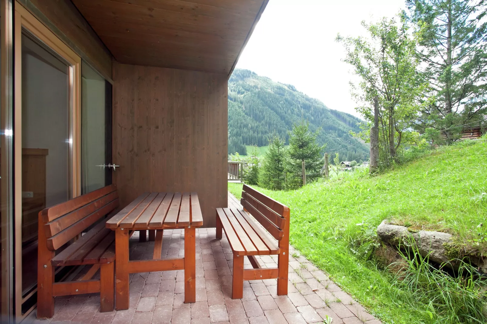 Maisonnette im Wald-Terrasse / balcon