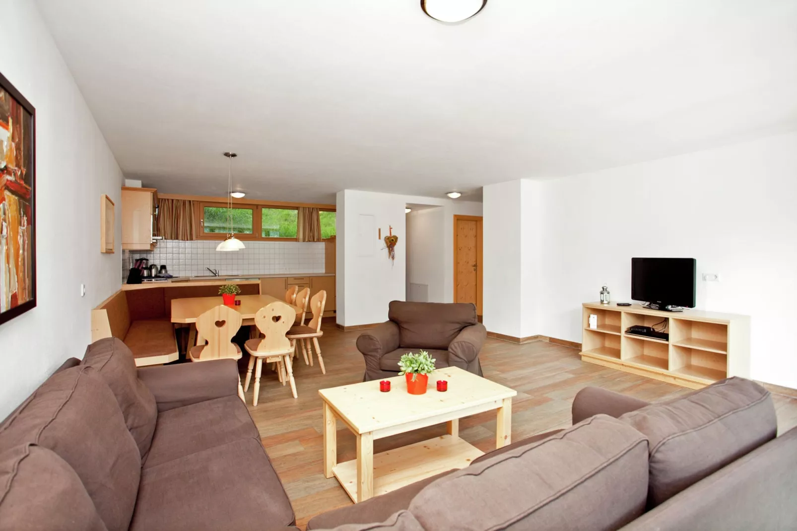 Drive in chalet-Living room