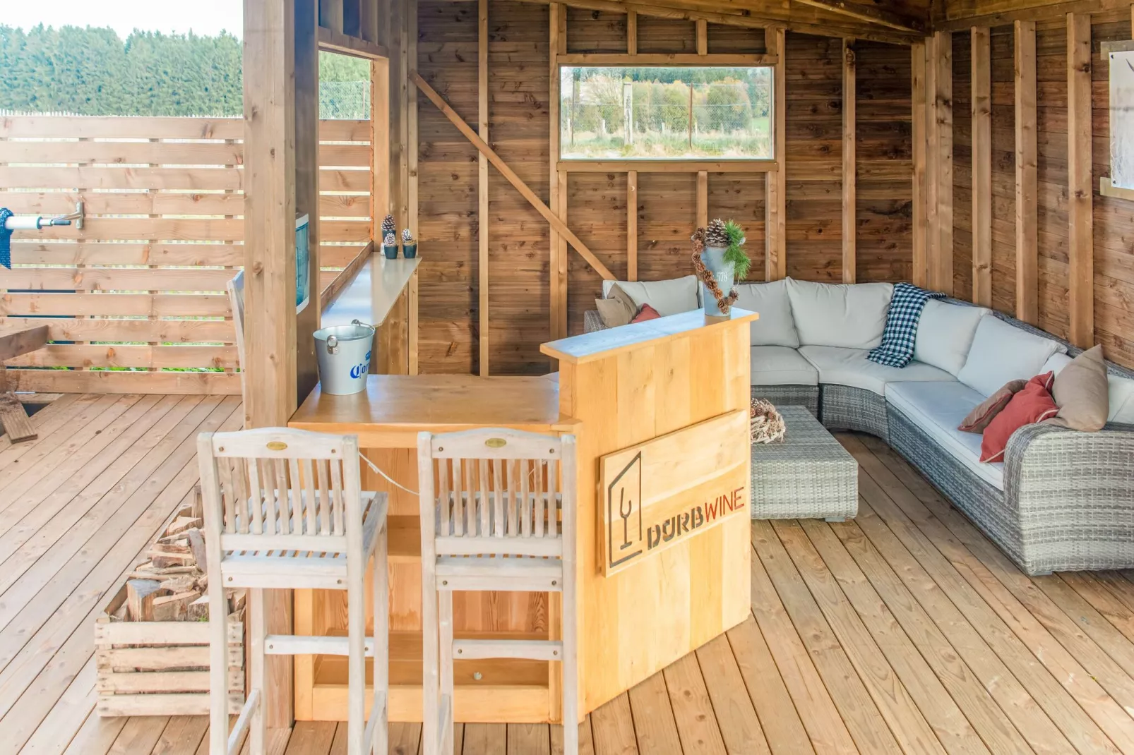 Gîte de la Ferme Louis-Terrace balcony