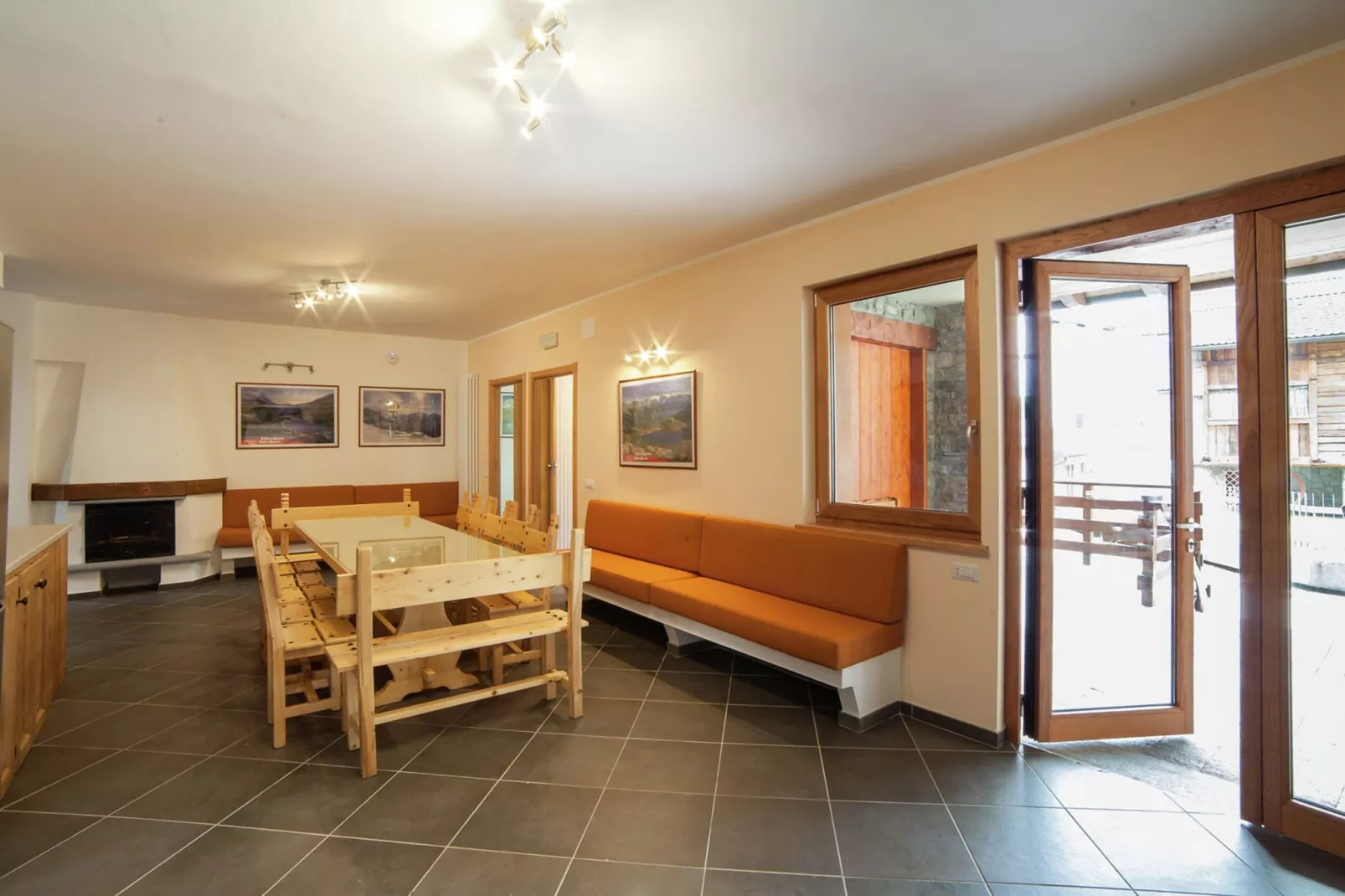 Chalet Antey Grande Diciotto-Living room