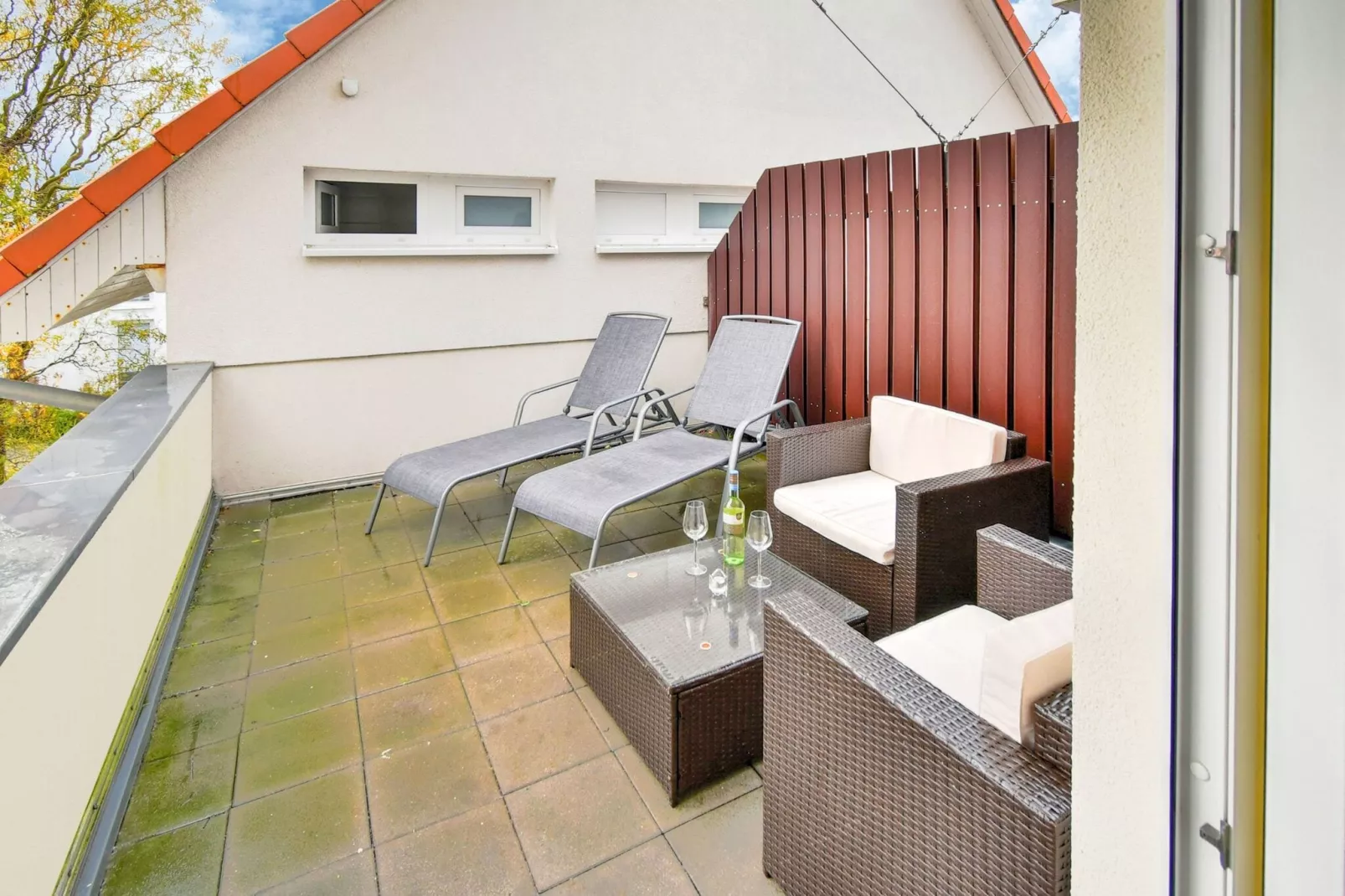 Modernes Appartement mit Terrasse auf der Insel Rügen-Terrace balcony