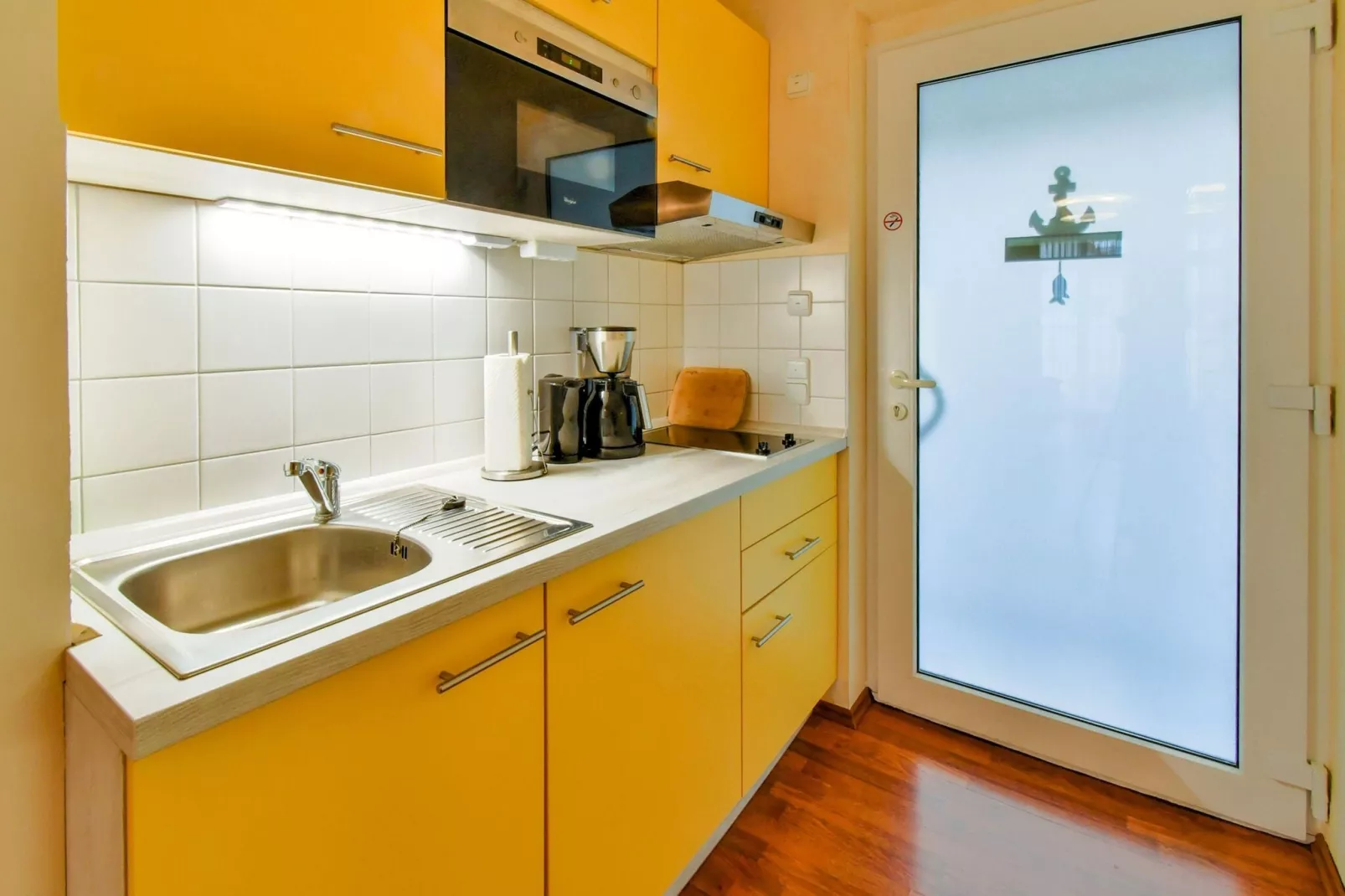 Modernes Appartement mit Terrasse auf der Insel Rügen-Kitchen