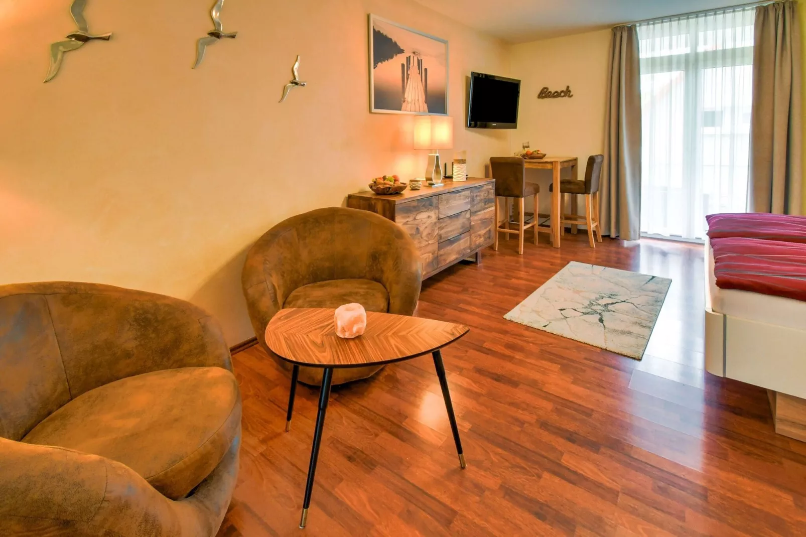 Modernes Appartement mit Terrasse auf der Insel Rügen-Living room
