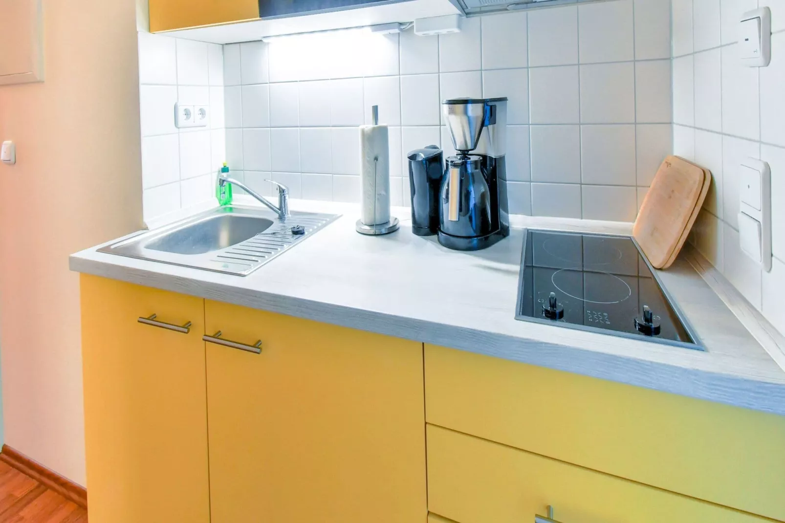 Modernes Appartement mit Terrasse auf der Insel Rügen-Kitchen