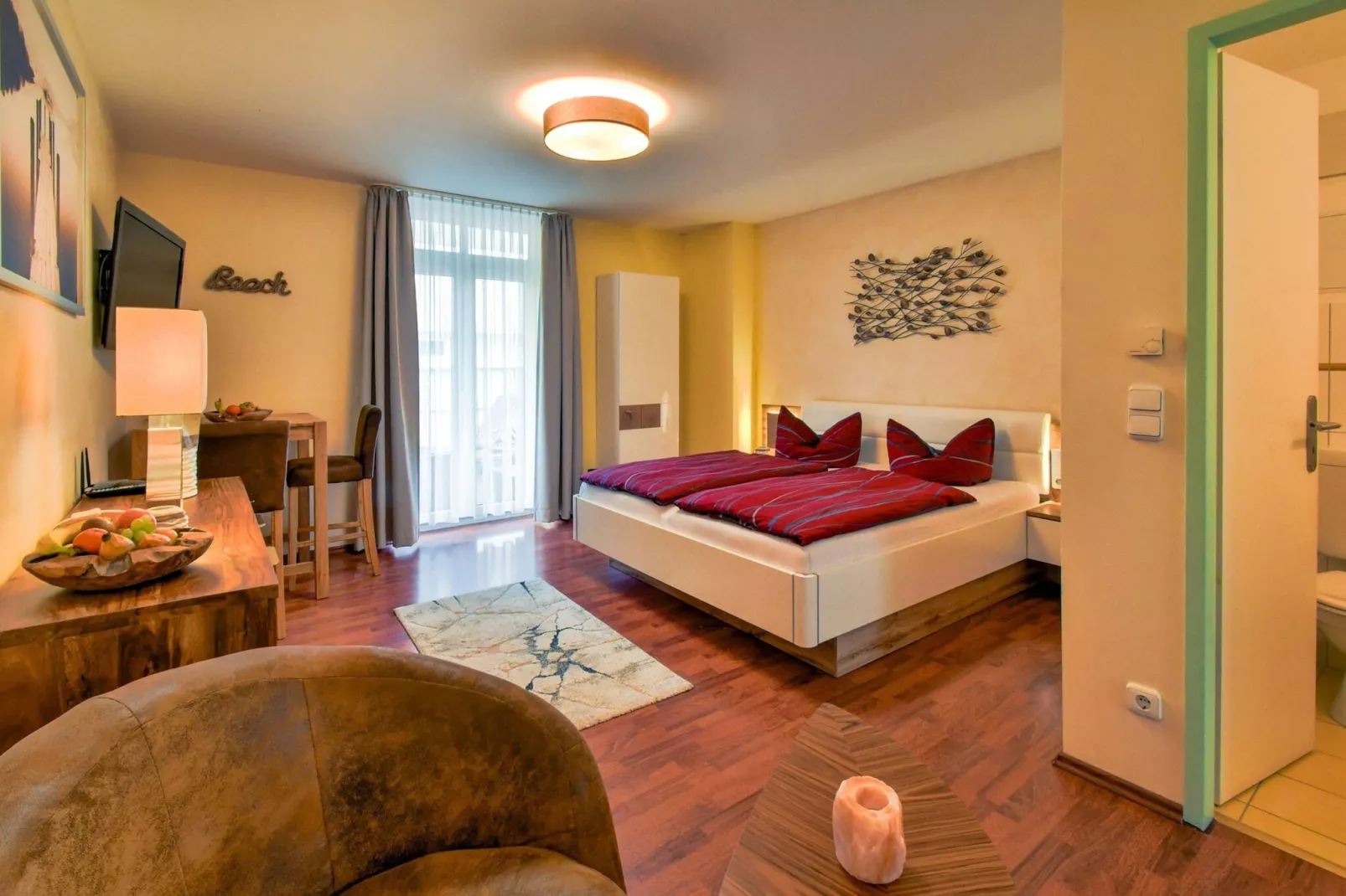 Modernes Appartement mit Terrasse auf der Insel Rügen-Bedroom