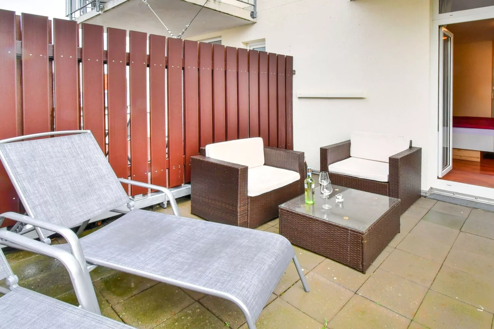 Modernes Appartement mit Terrasse auf der Insel Rügen-Terrace balcony