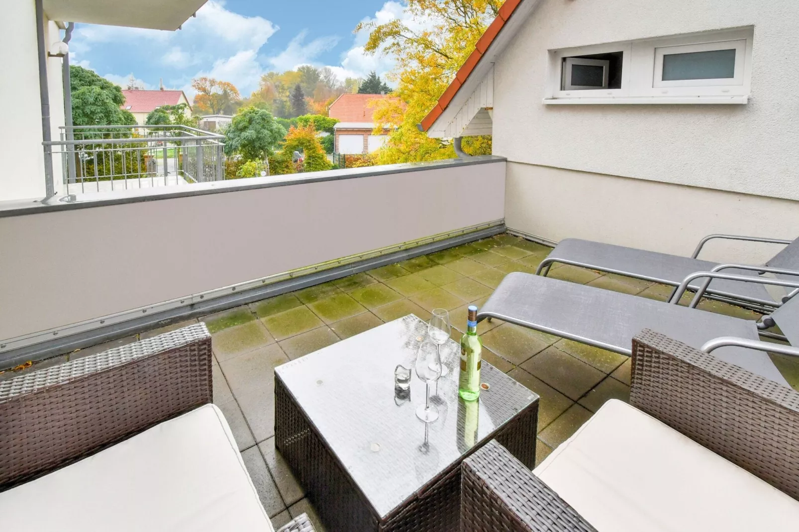 Modernes Appartement mit Terrasse auf der Insel Rügen-Terrace balcony