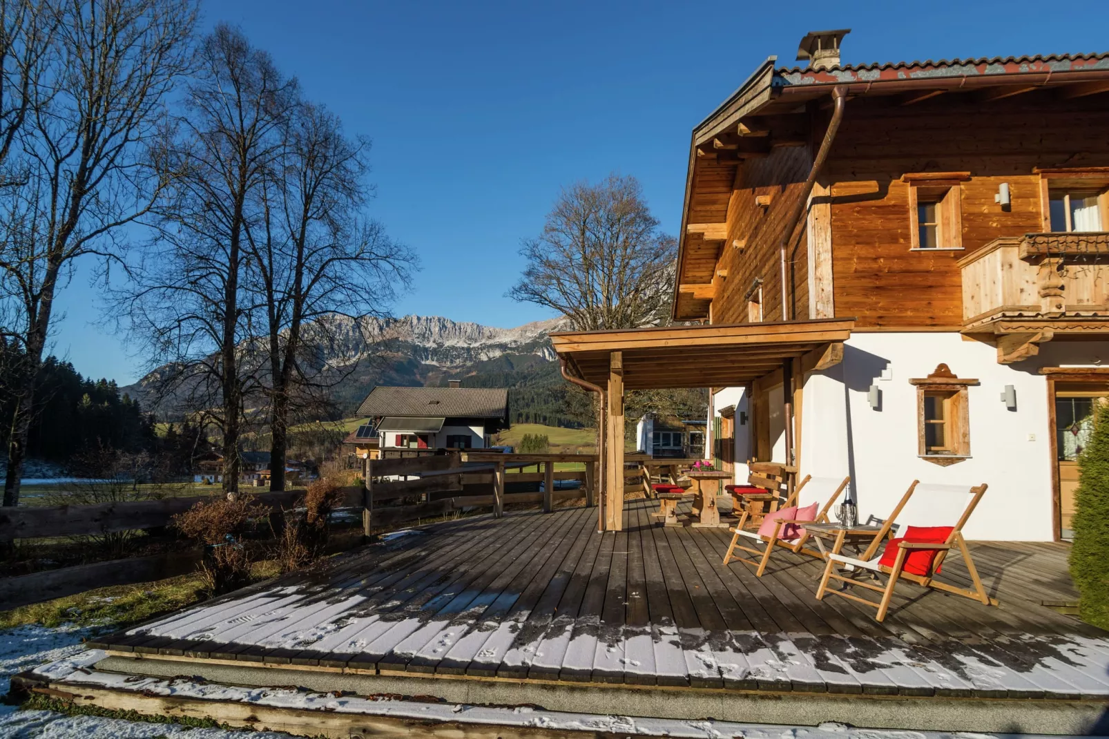 Chalet Kaiserliebe I-Terrace balcony