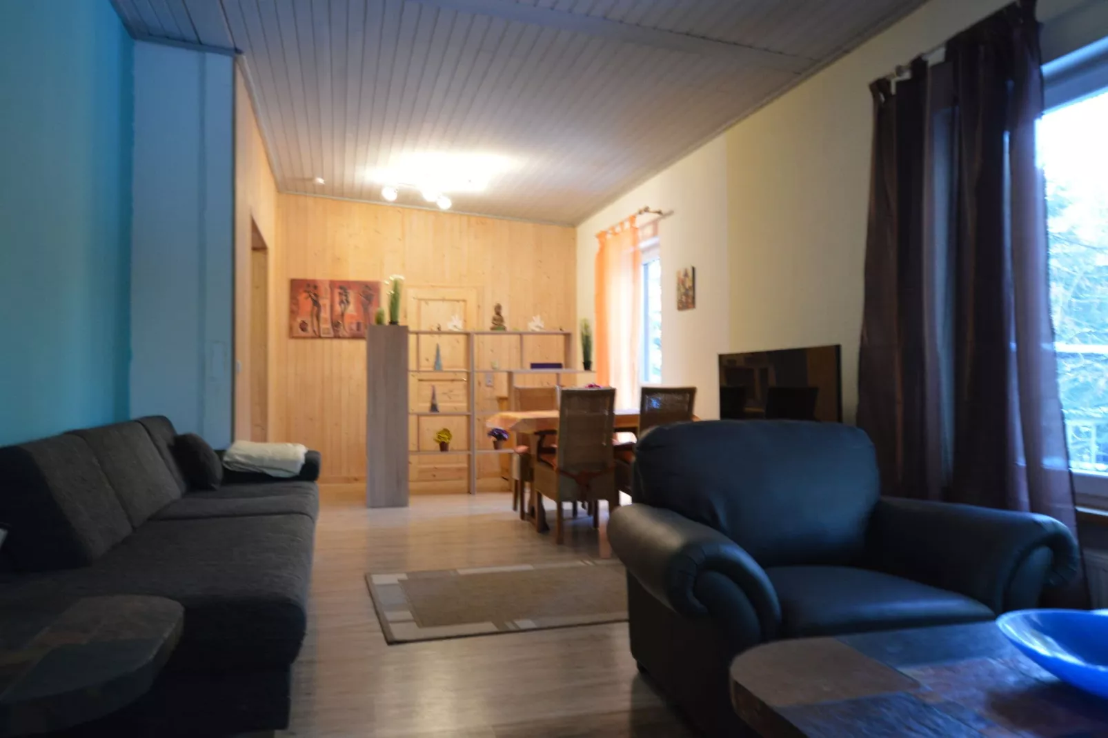 Ferienwohnung Weitblick I und II-Living room