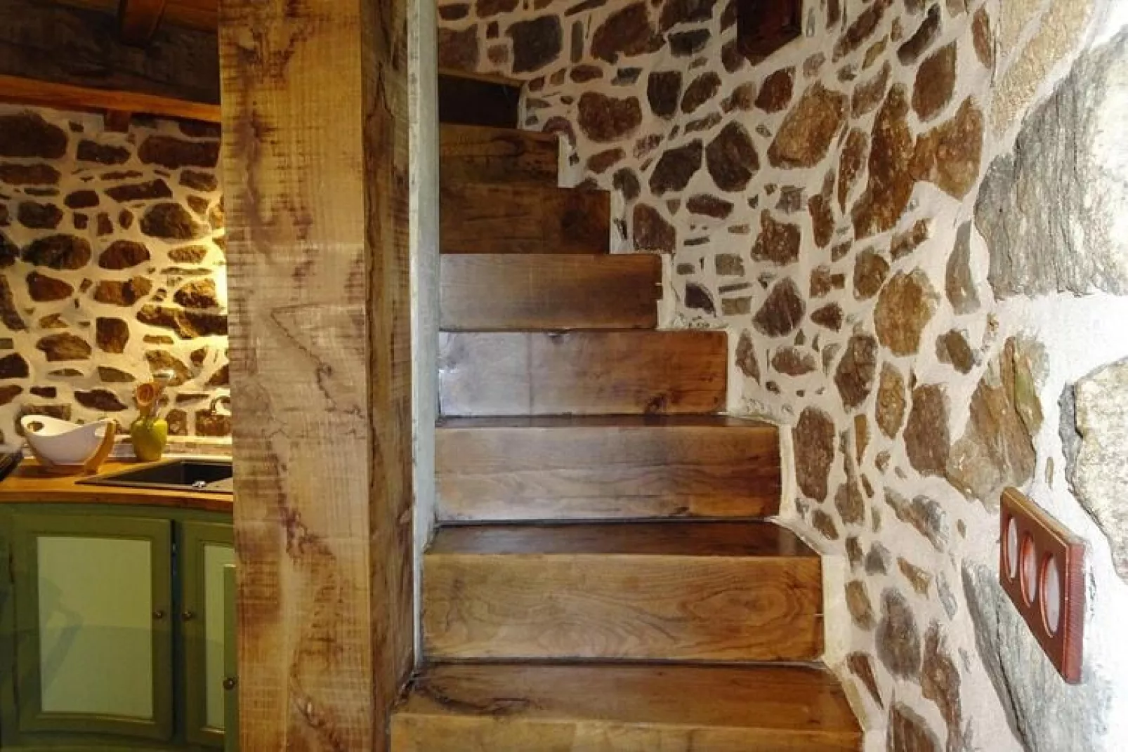 Ancient windmill Gommenec'h-Stairs