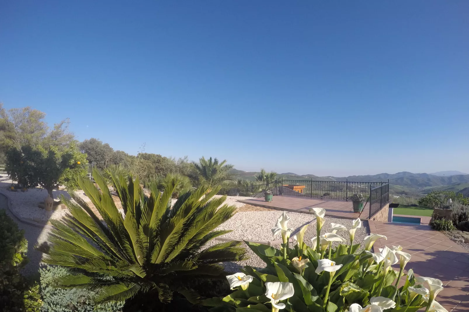 Villa Los Chaparros-Aussicht Sommer