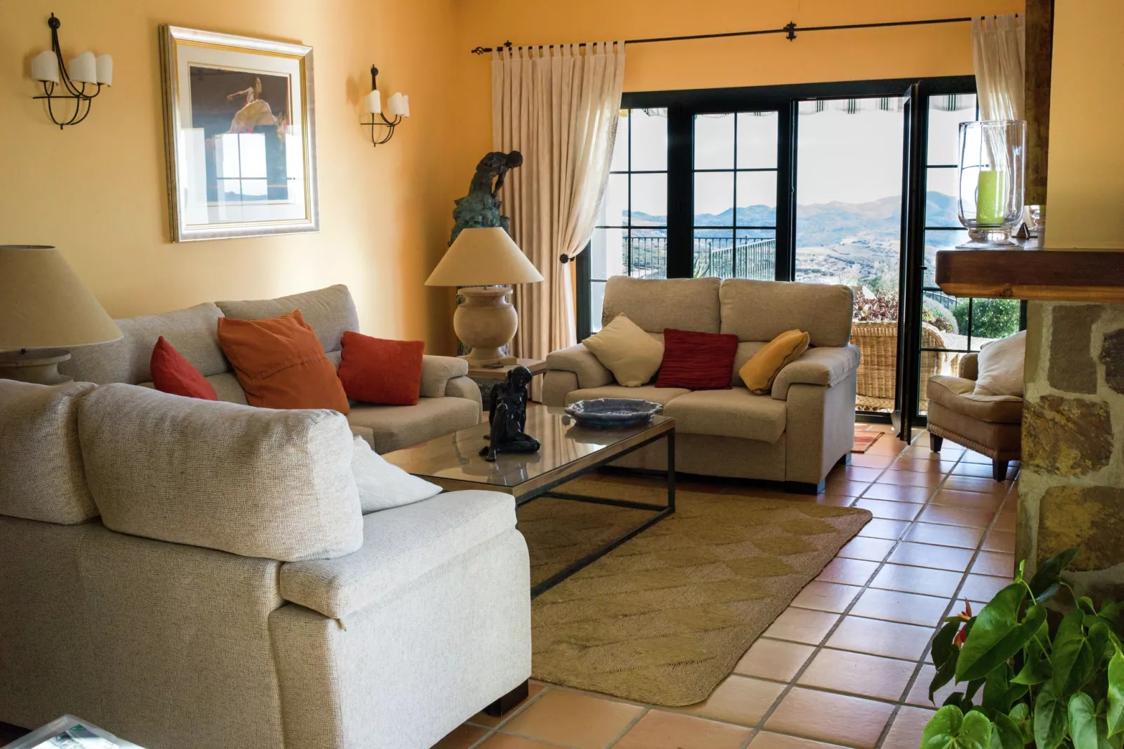Villa Los Chaparros-Wohnzimmer