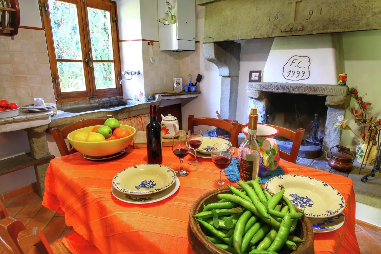 Agriturismo Bellavista-Dining room