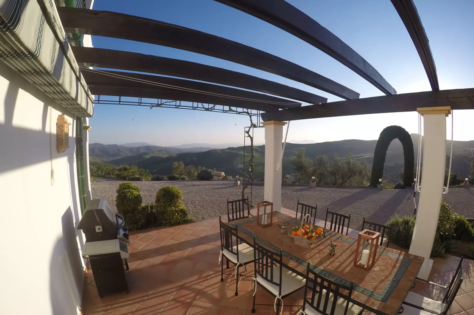 Villa Los Chaparros-Terrassenbalkon