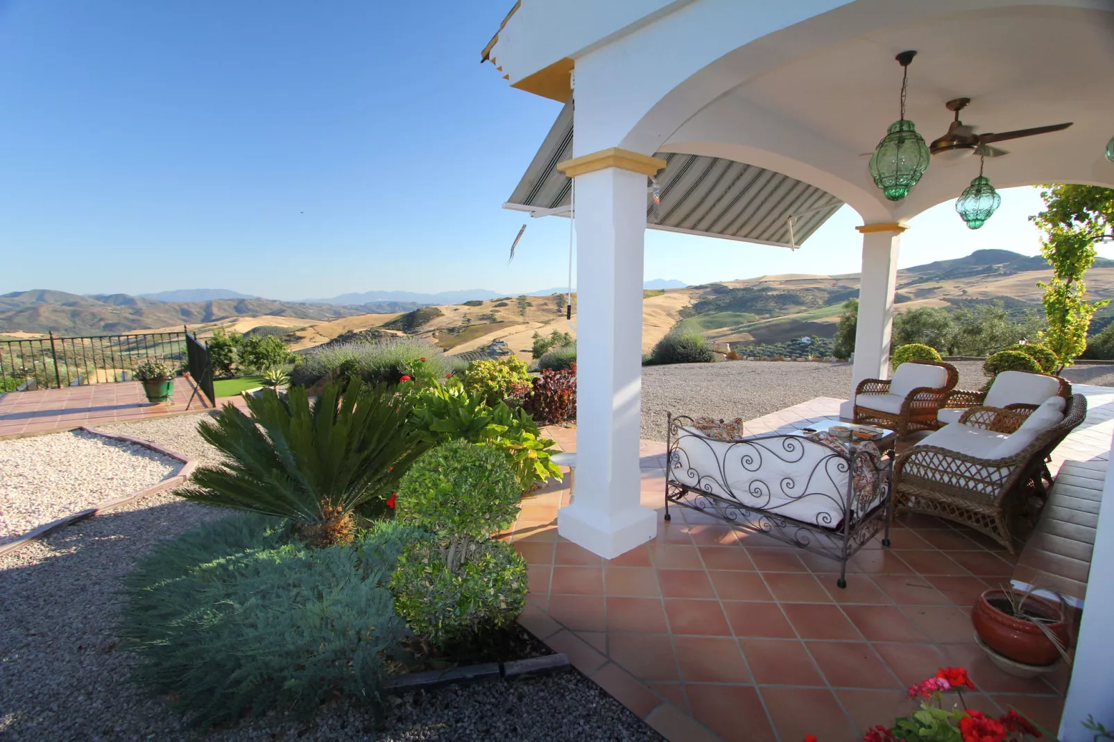 Villa Los Chaparros-Terrassenbalkon