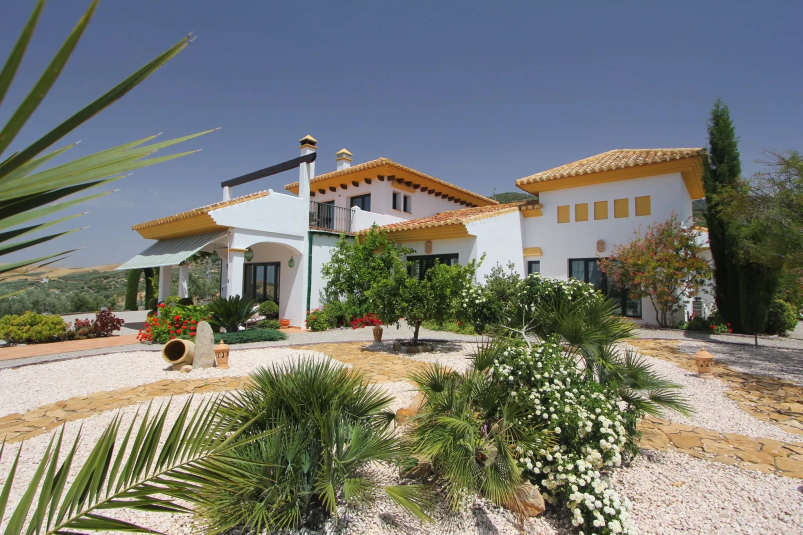 Villa Los Chaparros-Gärten Sommer