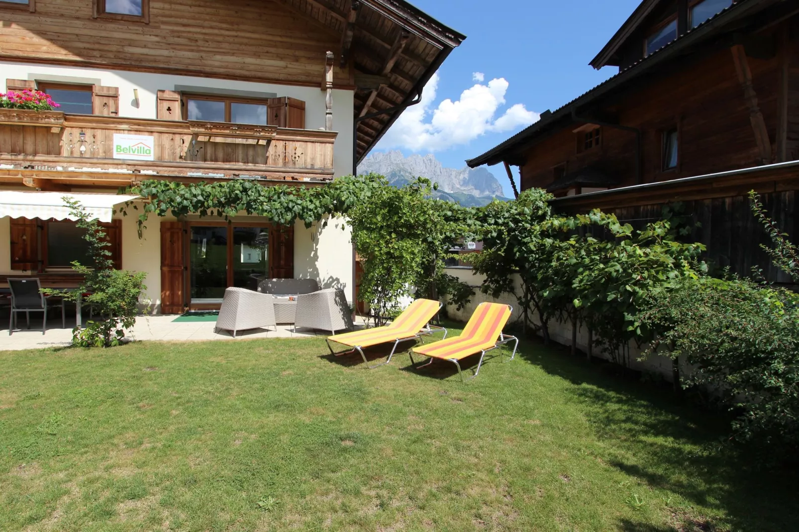 Chalet Kaiserliebe II-Gardens summer