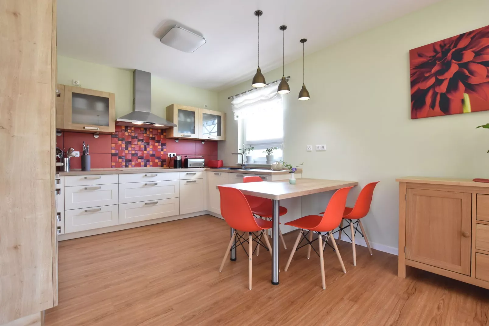 Ferienhaus nahe Insel Poel mit Kamin Terrasse und Garten-Kitchen