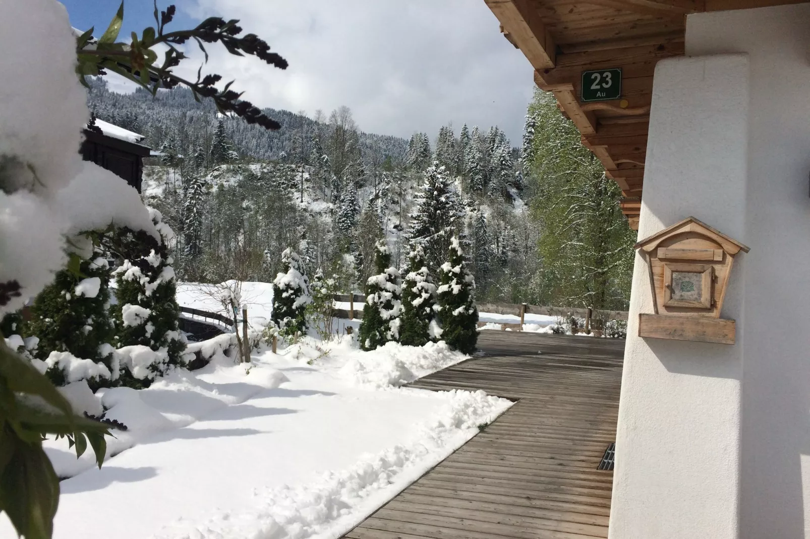 Chalet Kaiserliebe I-Garden winter