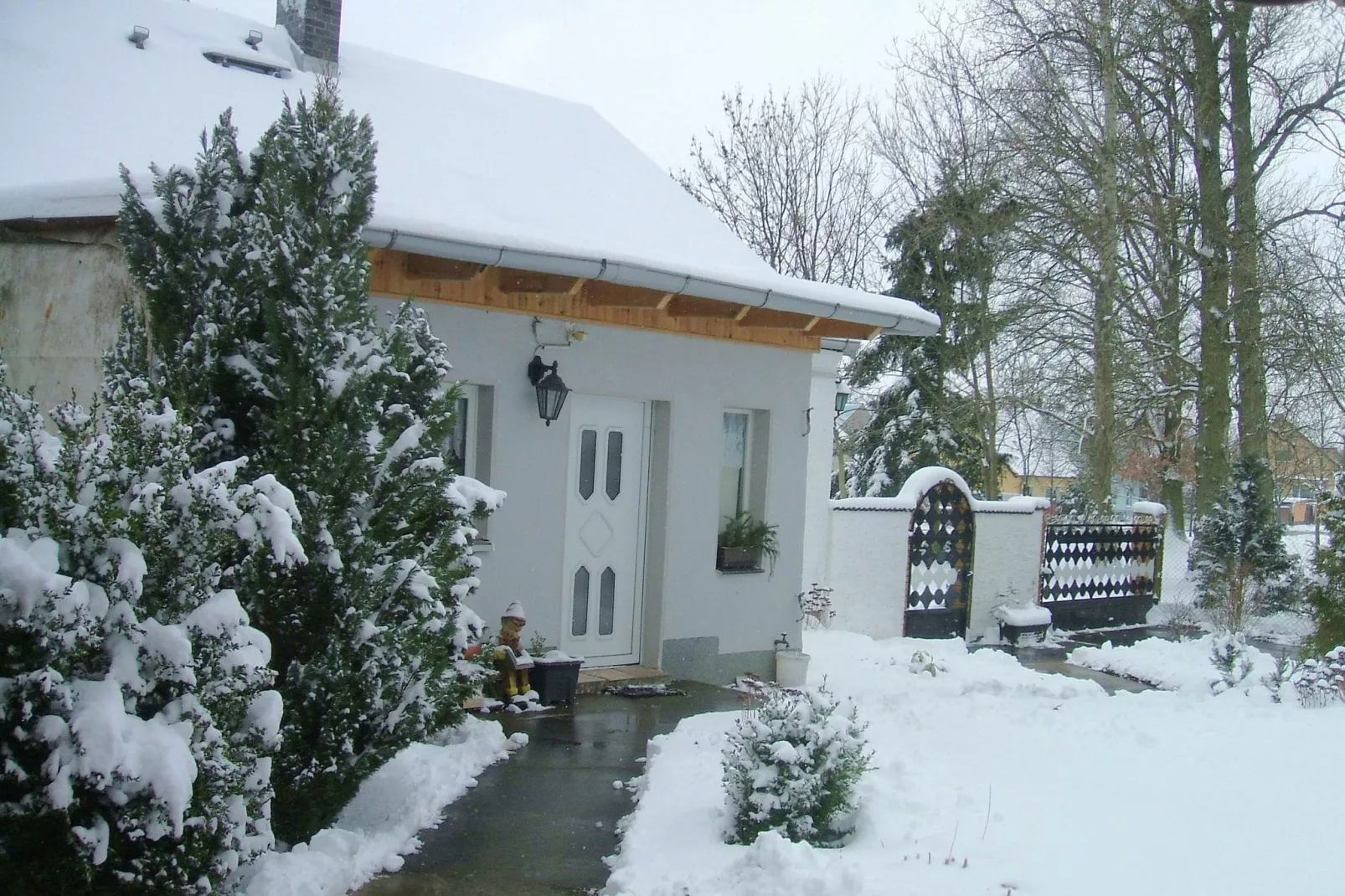 Ferienhaus Storchenblick-Extérieur hiver