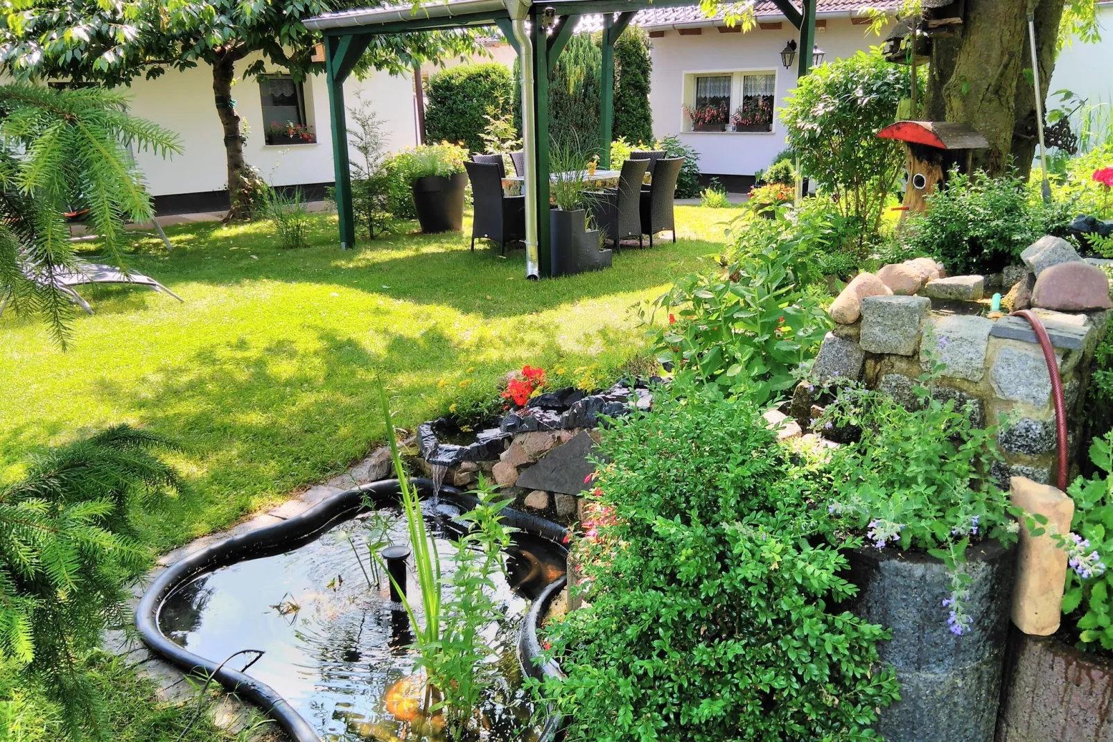 Ferienhaus Storchenblick-Extérieur été