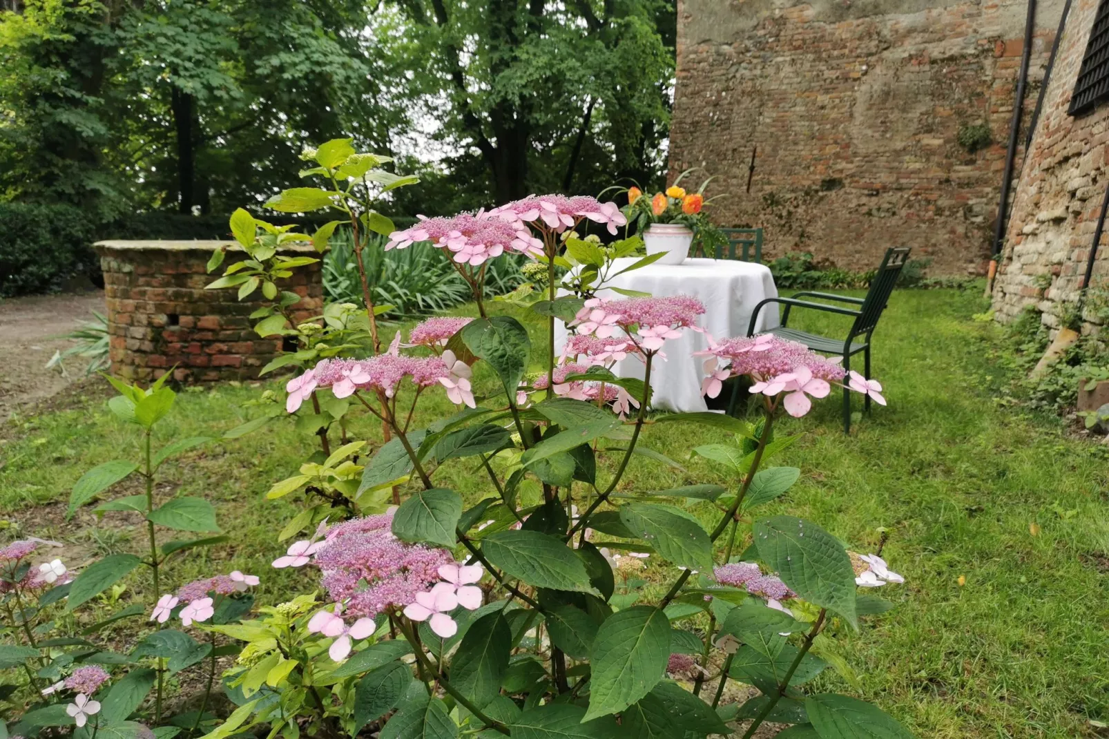 Castello di Robella-Gardens summer