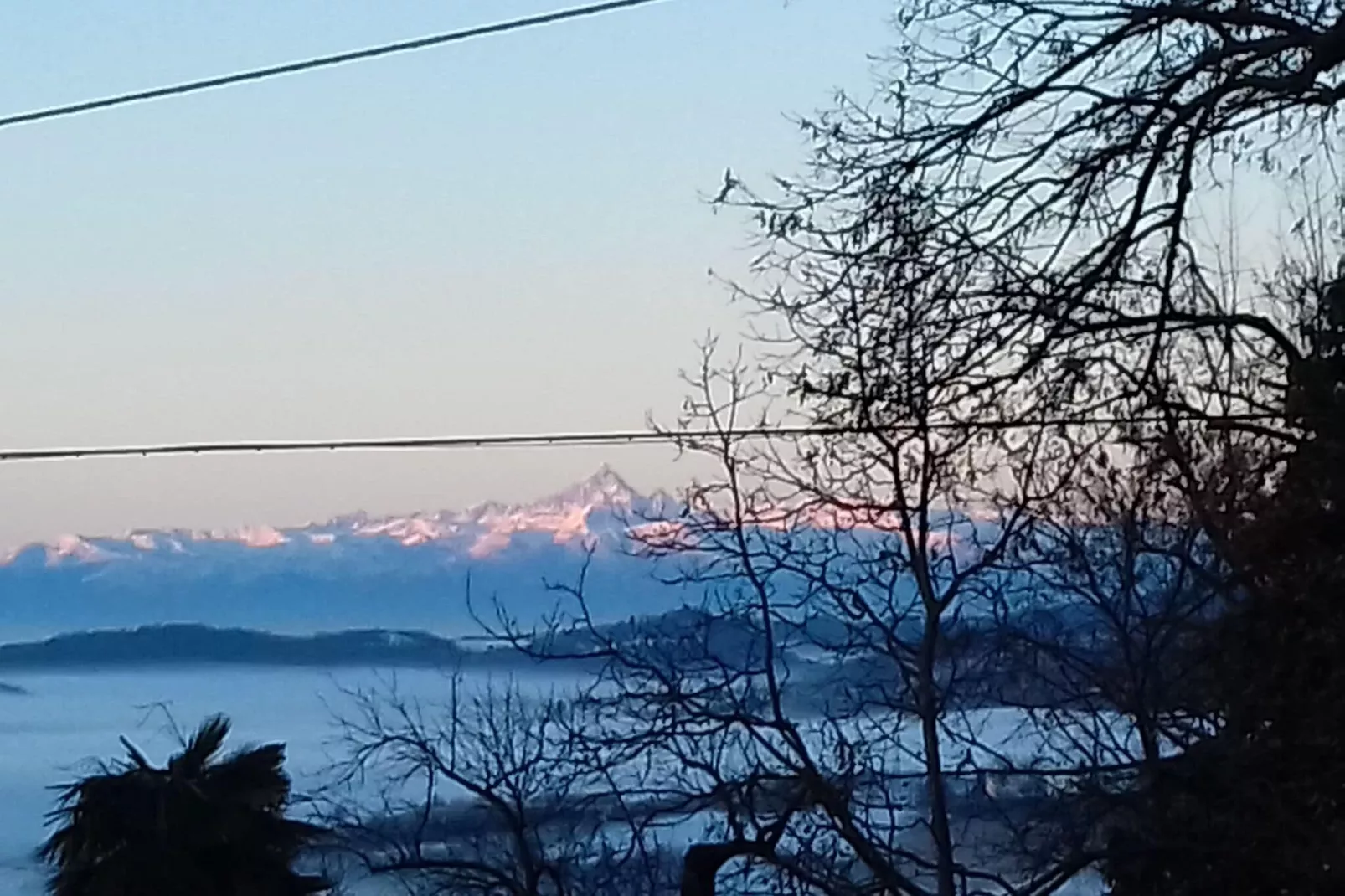 Castello di Robella-View winter