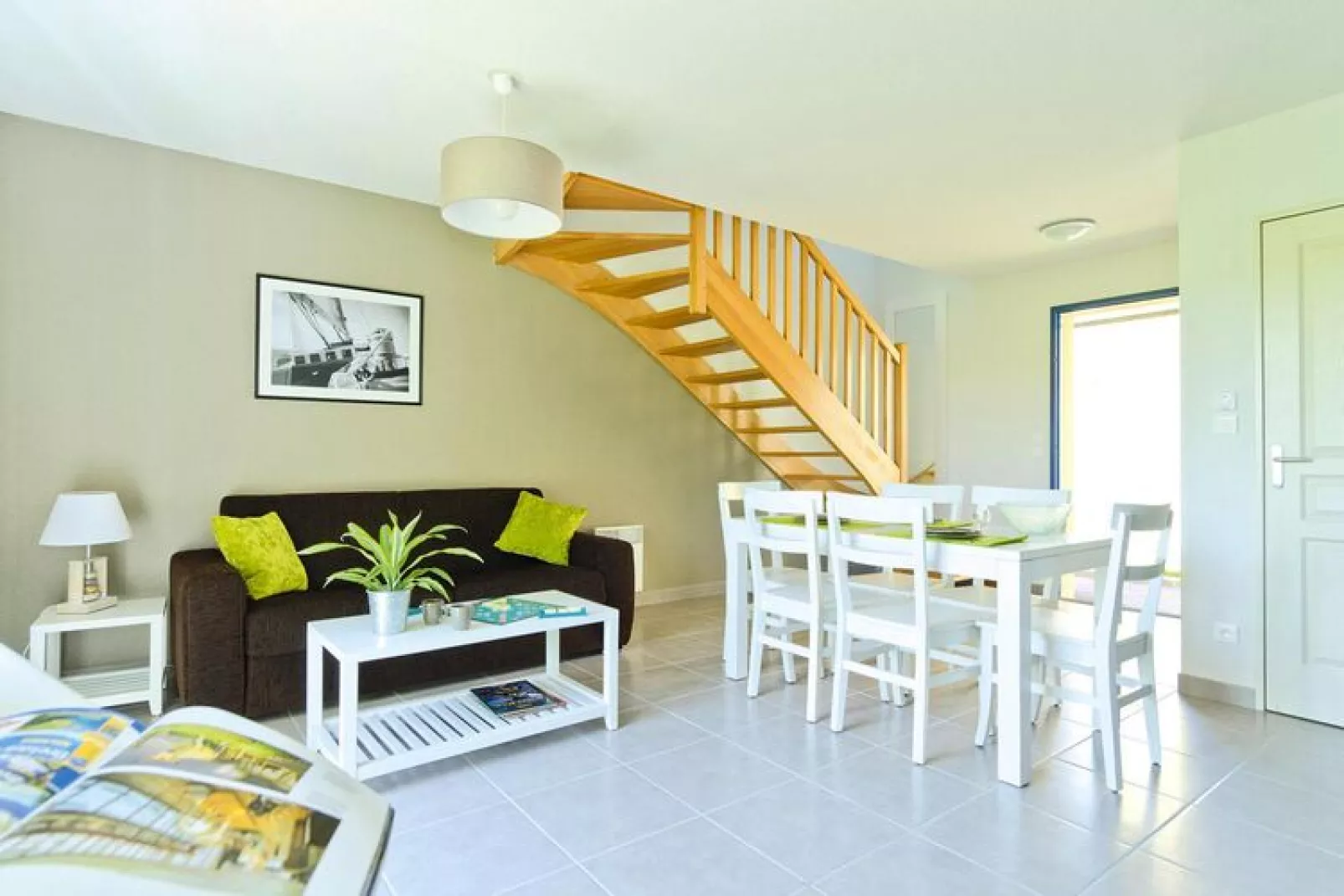 Residence Le Domaine des Mauriers St Malo // T4 Duplex 8 Pers-Wohnzimmer
