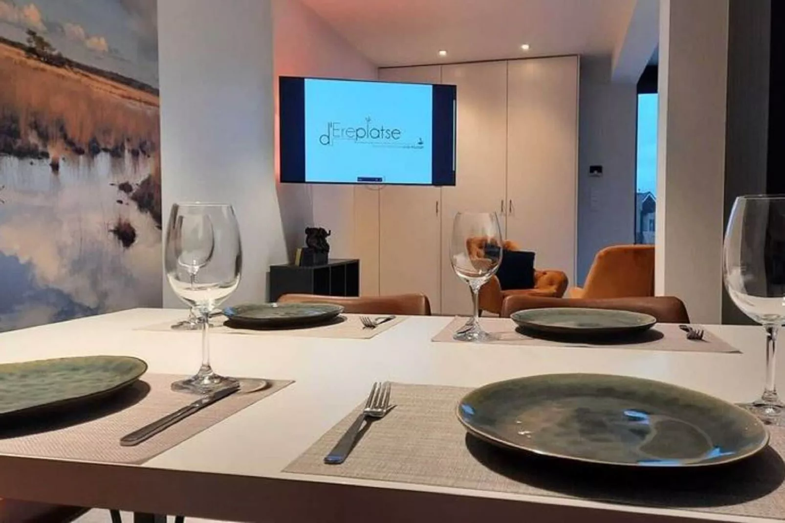 D’Ereplatse Bed and Breakfast-Esszimmer