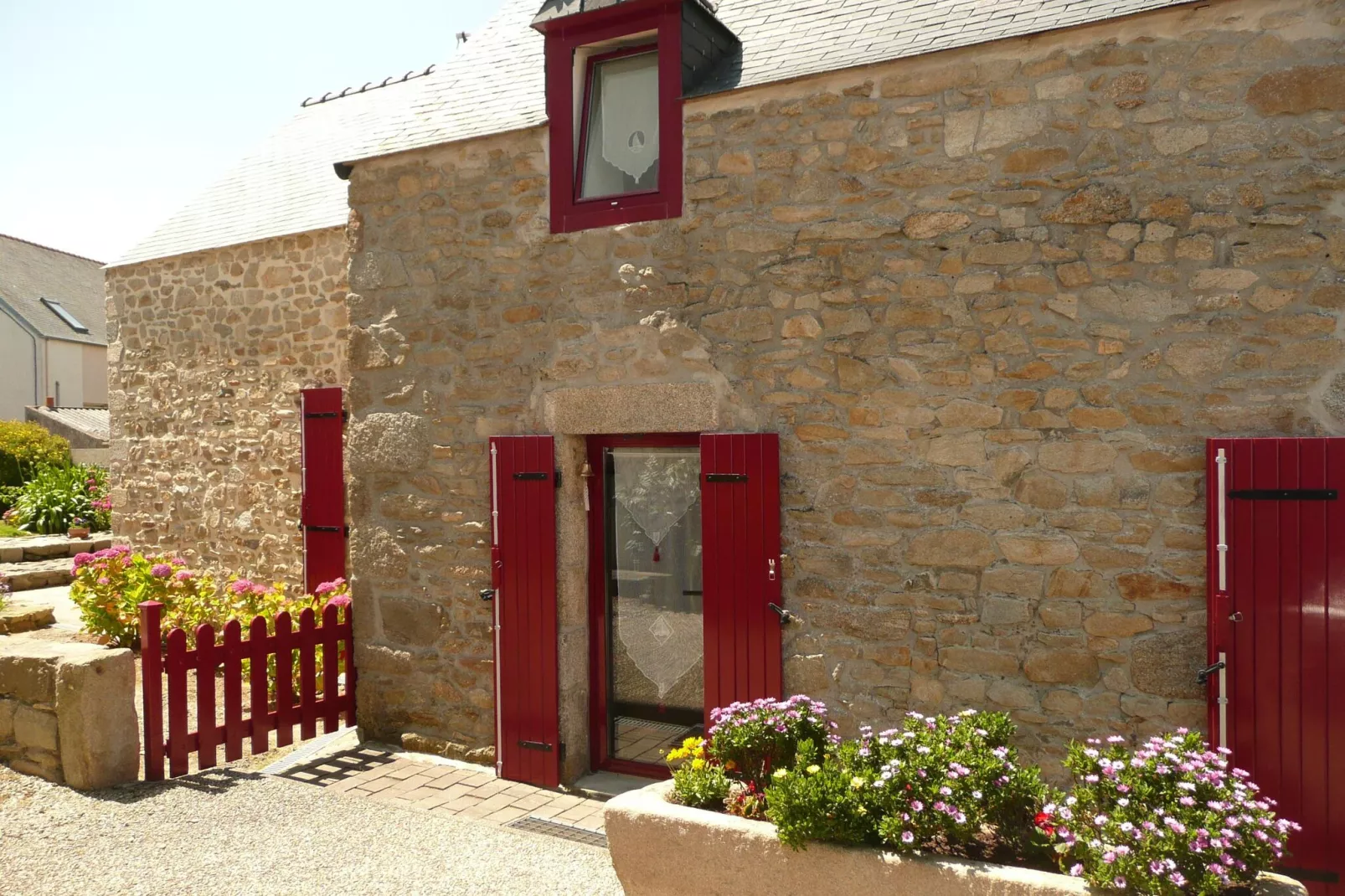 Steinhaus in Strandnähe Plouguerneau-Extérieur été