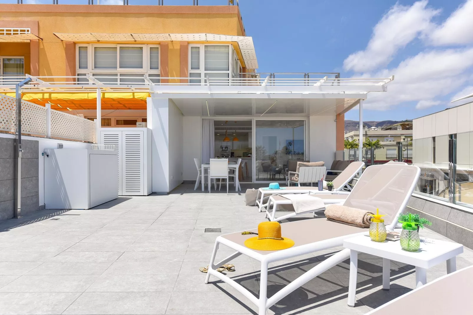 APARTMENT MOGÁN V&L-Balcon-terrasse