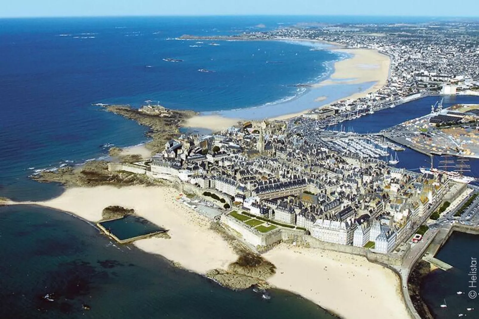 Residence Reine Marine St Malo // app 2 pc latéral 4 pers vue mer-Wasserblick