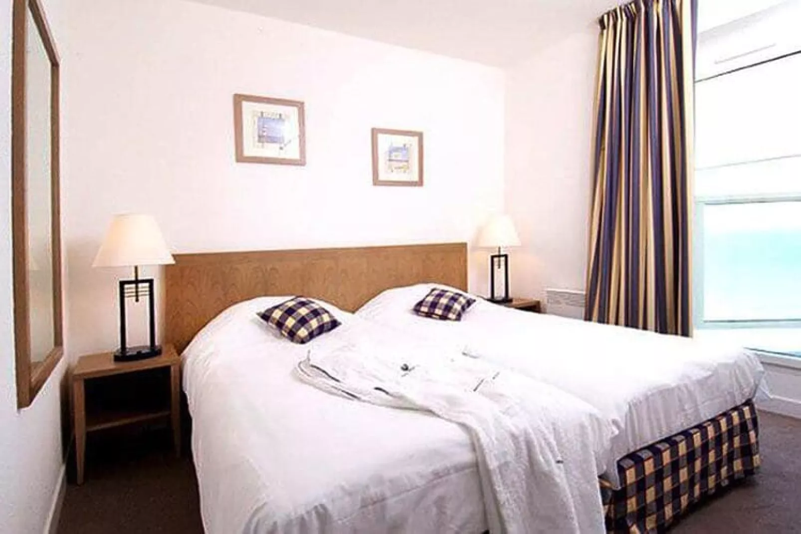 Residence Reine Marine St Malo // Apt 3 pc 6 pers pleine vue mer-Schlafzimmer