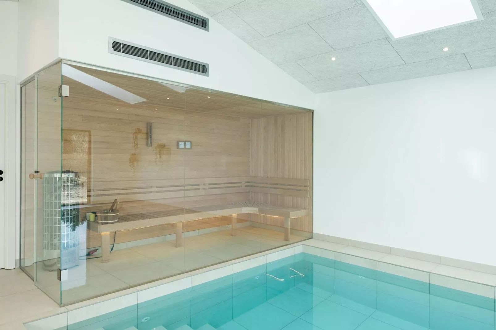 Maison de vacances pour 28 a Løkken-Sauna