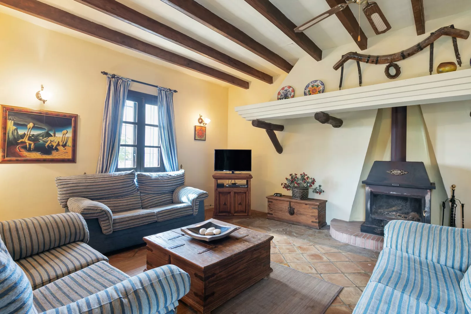 Cortijo Los Olivos-Living room