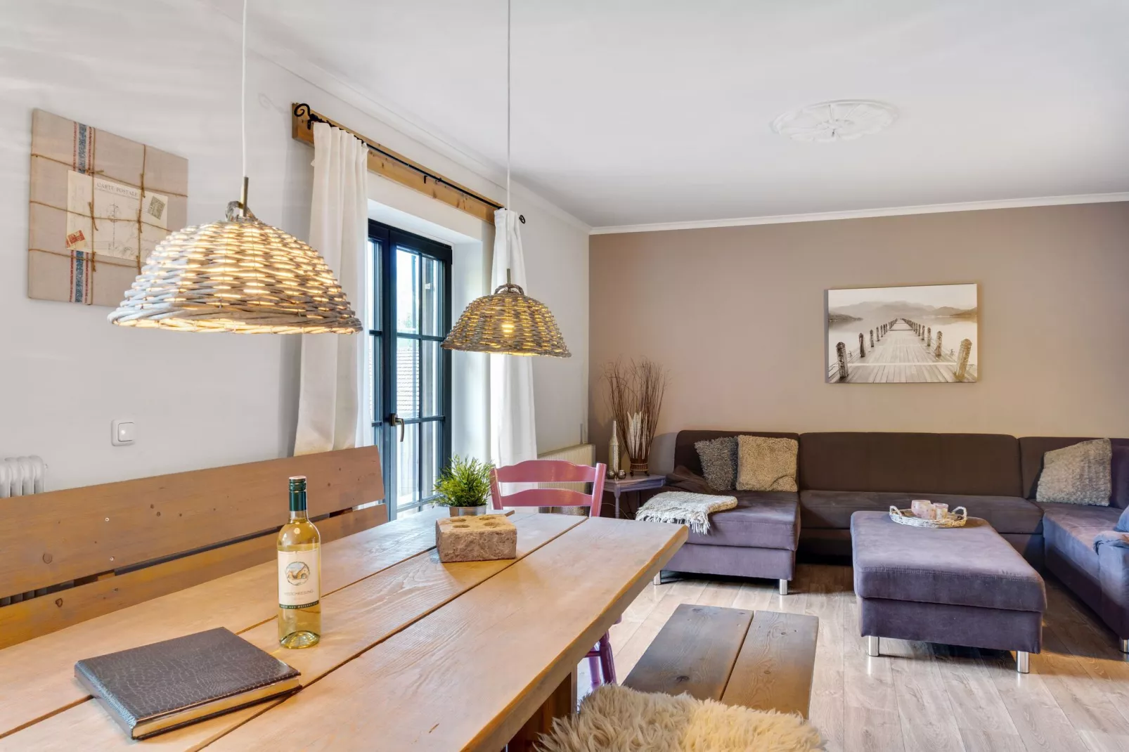 Chalet-Apartment Ullach B-Living room