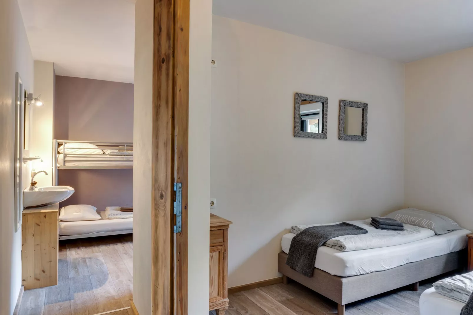 Chalet-Apartment Ullach B-Bedroom