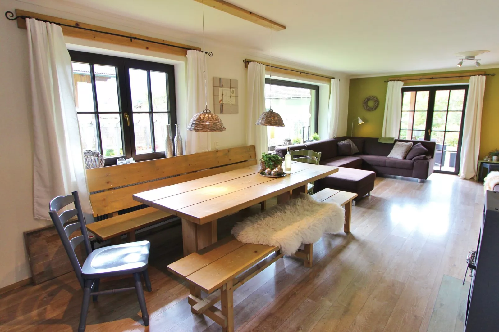 Chalet Ullach XL-Living room