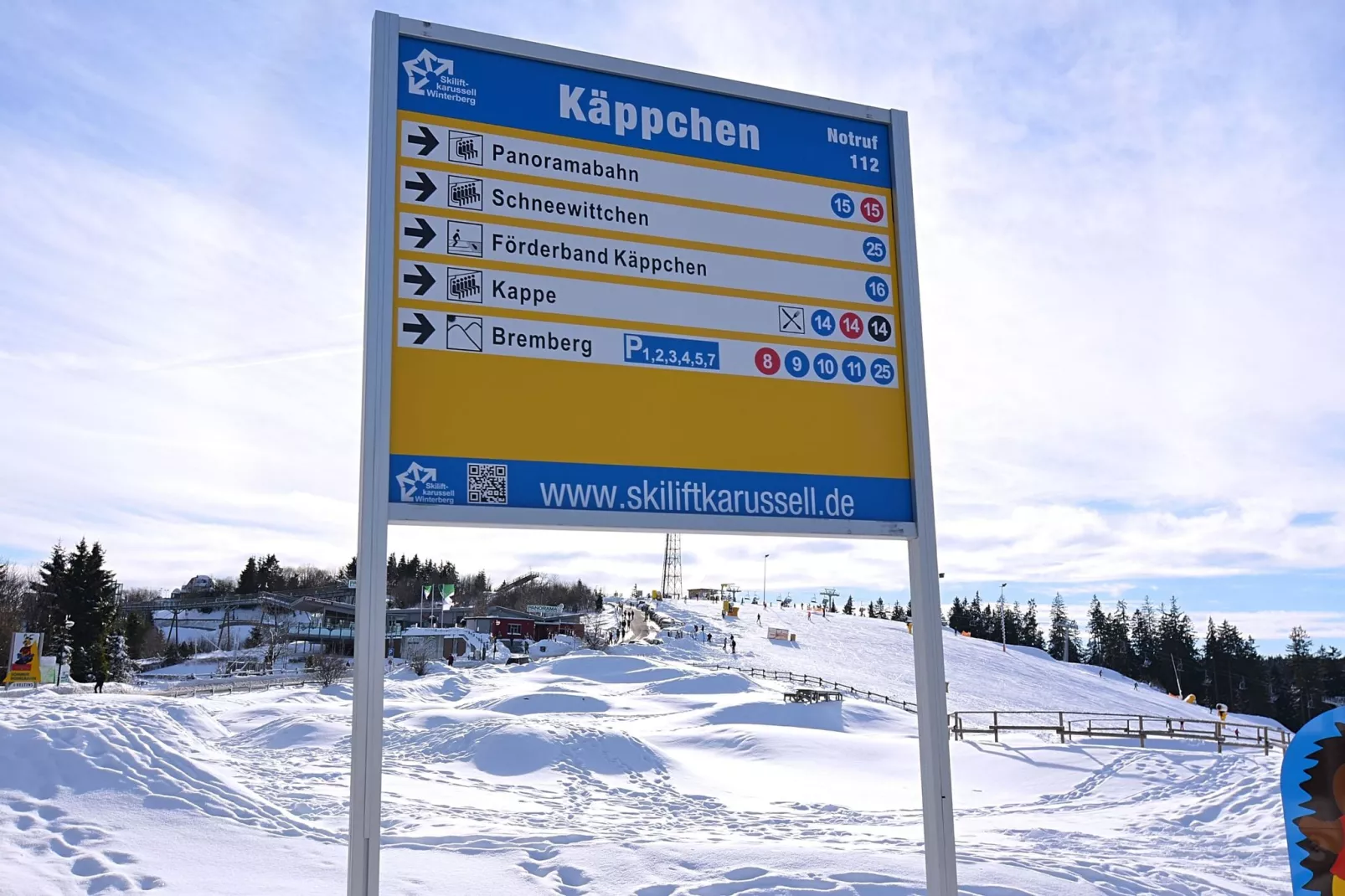 Deifeld-Gebiet Winter 20 km