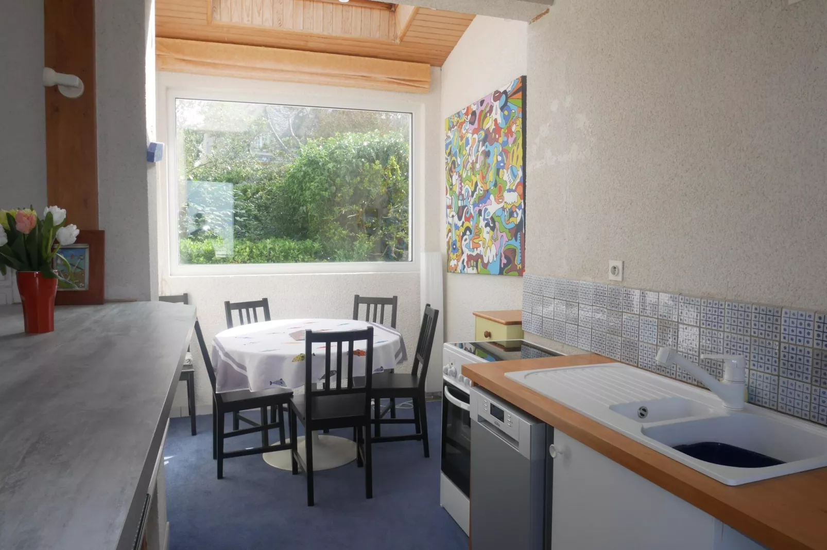 Meerblick Ferienhaus Portsall-Kitchen