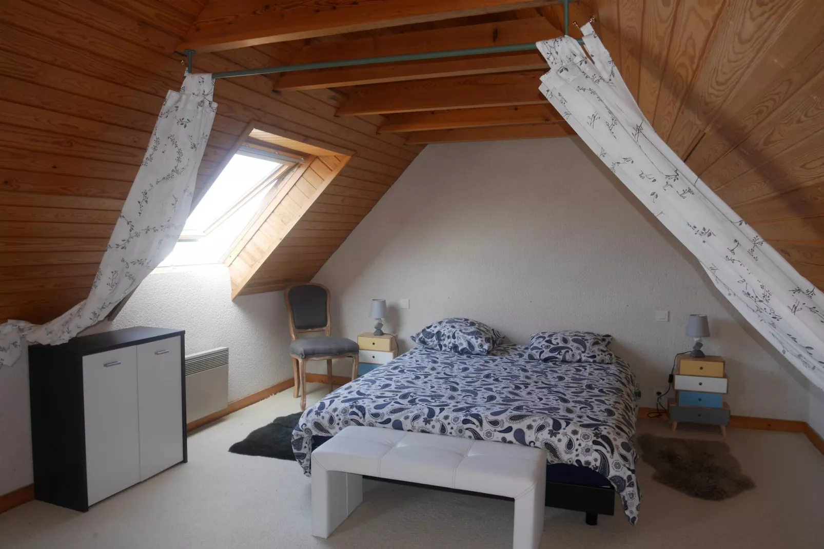 Meerblick Ferienhaus Portsall-Bedroom