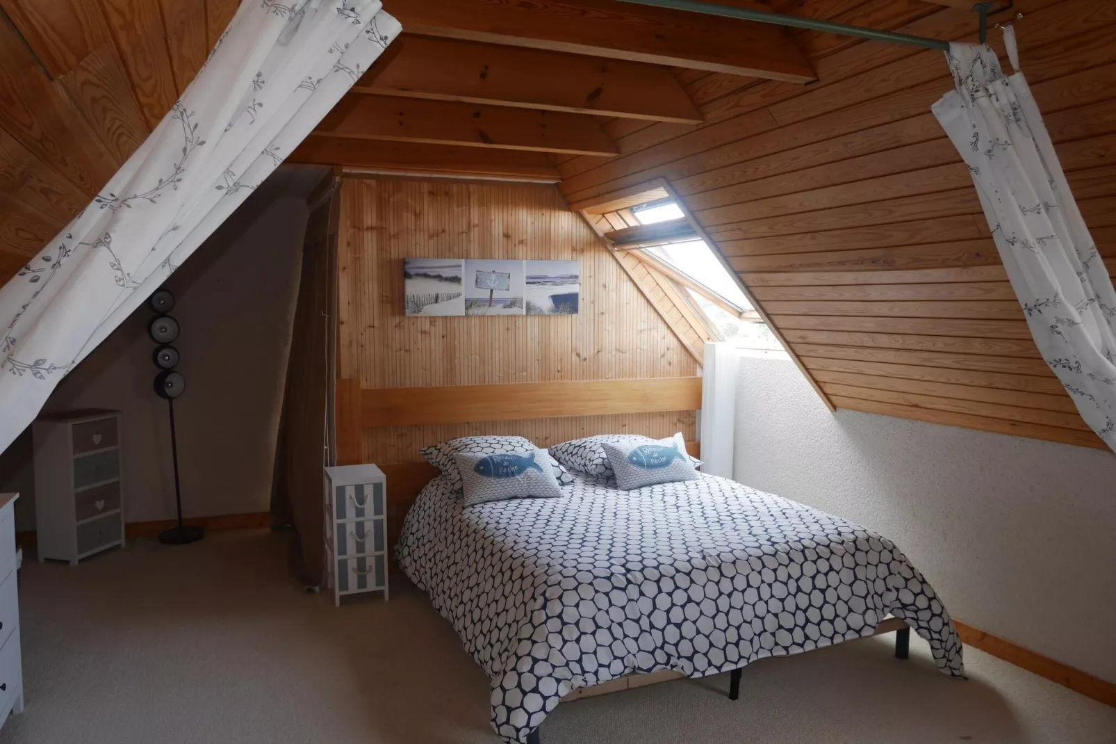 Meerblick Ferienhaus Portsall-Bedroom