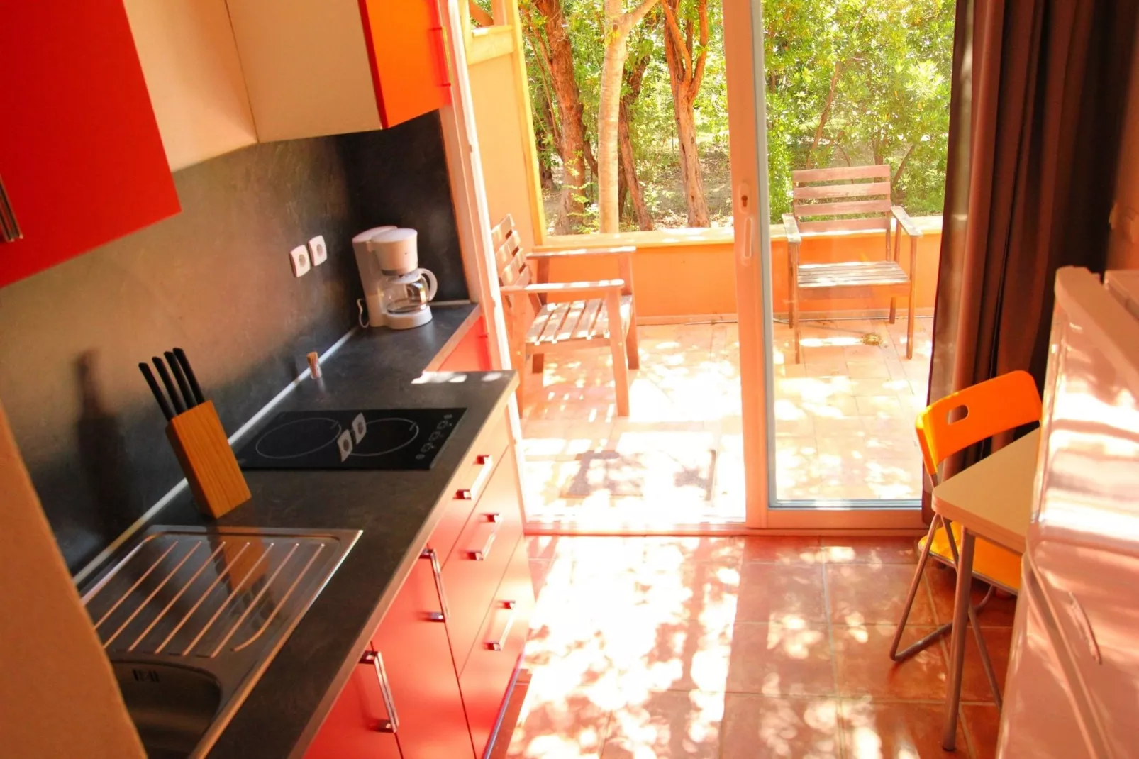 Résidence le Maquis Plage Type 1-Kitchen