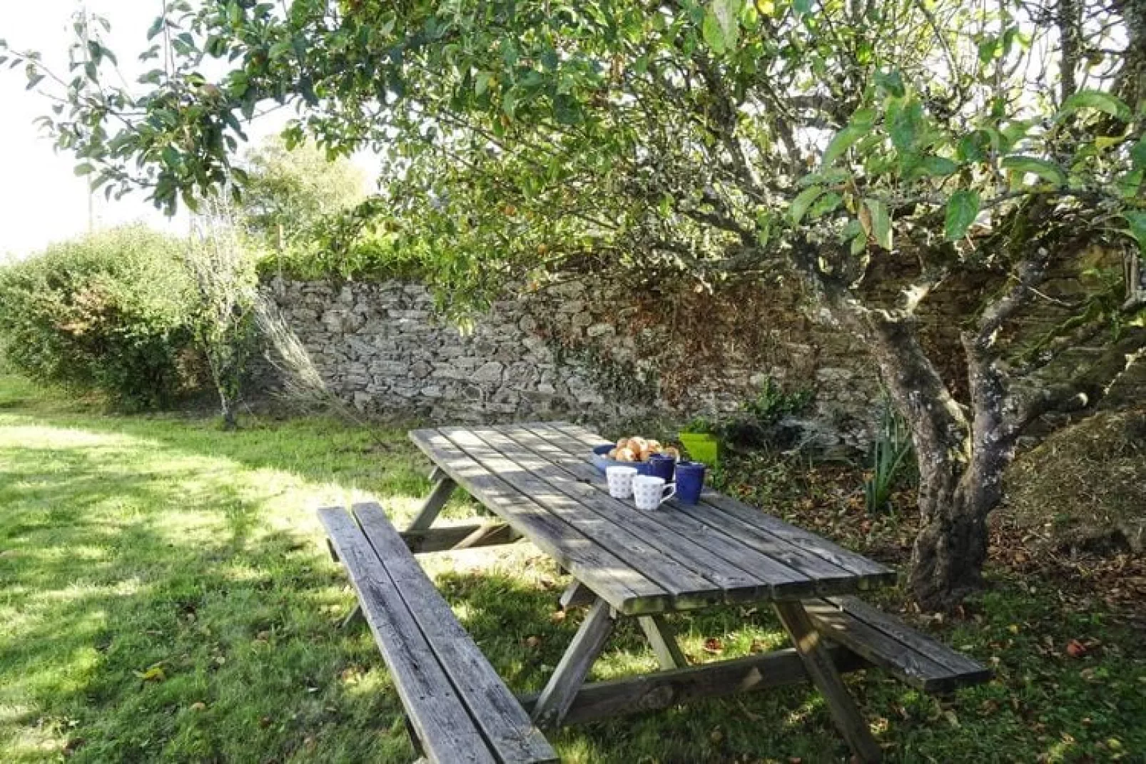 Holiday home Locquirec-Garten Sommer