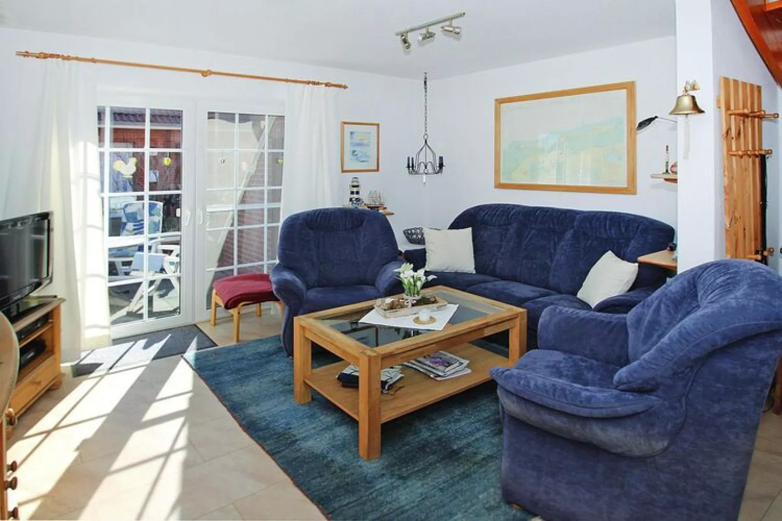 Doppelhaushälfte mit Sonnenterrasse in Neßmersiel-Living room