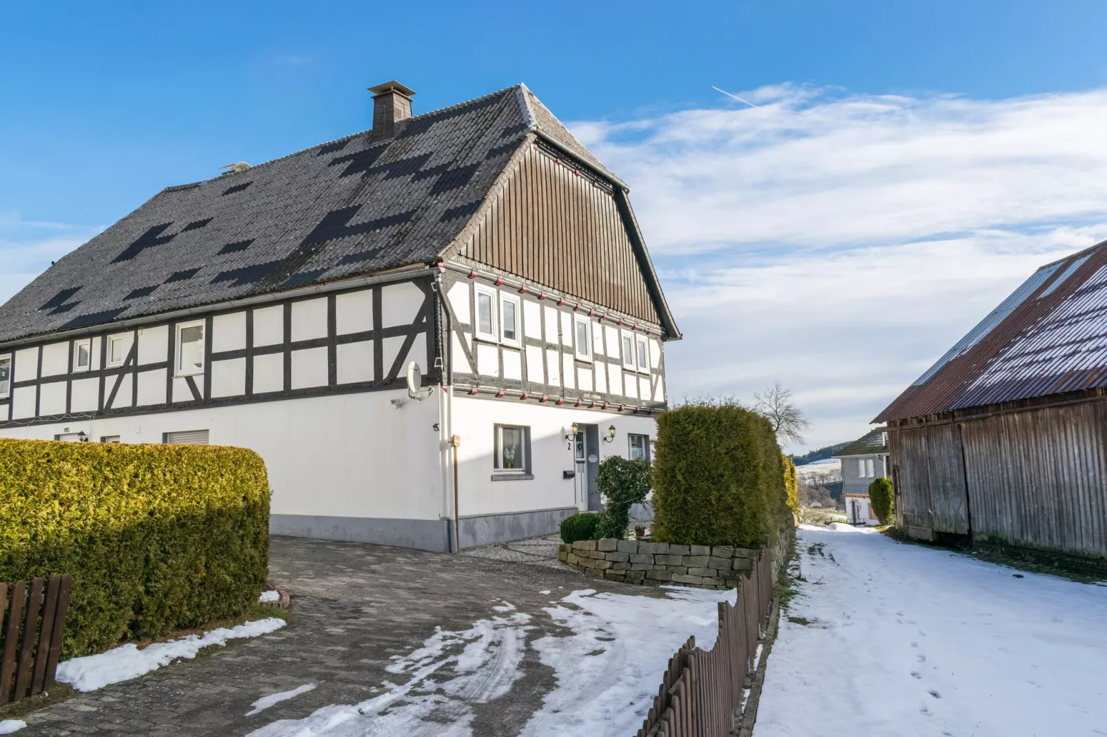 Ferienwohnung Lichte-Außenbereich Winter